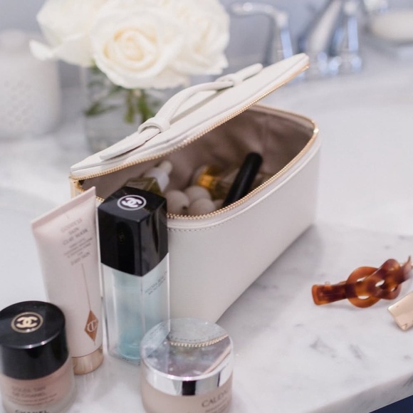 NEELY & CHLOE BNWT + Dust Bag No. 40 Small Vanity Case in White - Picture 4 of 10